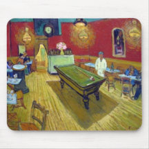 The Night Cafe by Vincent Van Gogh Mousepad