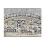 The night festival in Osaka by Utagawa,Toyoharu postcards