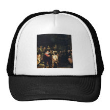 The Night Watch detail by Rembrandt Trucker Hat