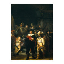 The Night Watch - Rembrandt Custom Announcement
