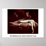 The Nightmare By Johann Heinrich Fuseli Poster