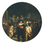 The Nightwatch Round Stickers