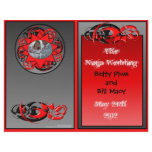 The Ninja Wedding Program Personalised Flyer