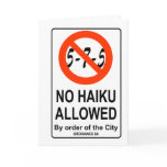 The No-Haiku Haiku Sign