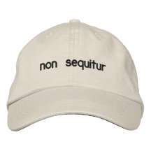 The non sequiting hat embroidered baseball caps