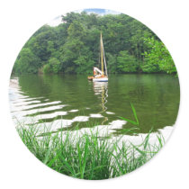 The Norfolk Broads Round Sticker