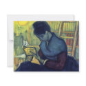 The Novel Reader By Vincent Van Gogh invitations