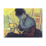 The novel reader by Vincent van Gogh postcards