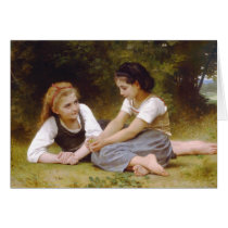 The Nut Gatherers by William Adolphe Bouguereau Cards