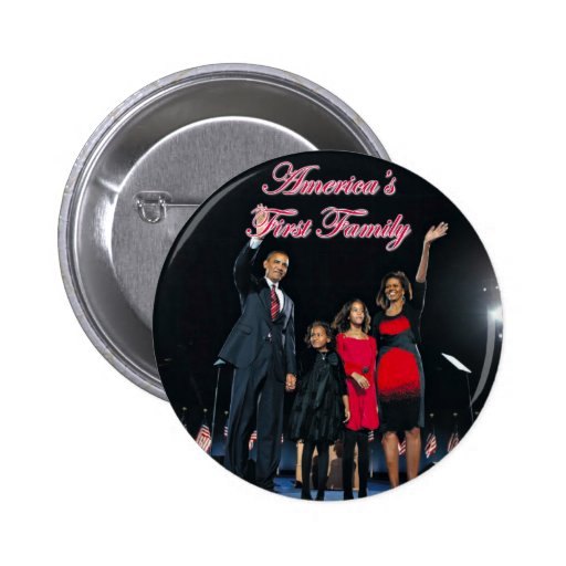 The Obamas: America's 1st Family Button