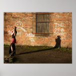 the odd squad woz ere, and they left a funky babe poster