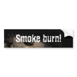 The Official VOD "Smoke Burn!" Bumper Sticker bumper stickers