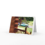 The Old Blue Pickup Truck Greeting Card