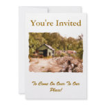 THE OLD GOLD MINE invitations
