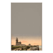 The Old Lighthouse, Hunstanton, Norfolk, England Custom Stationery