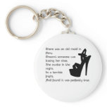 The Old Maid in Peru keychains