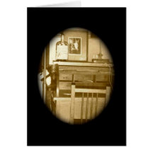 The Old Roll Top Desk Greeting Cards