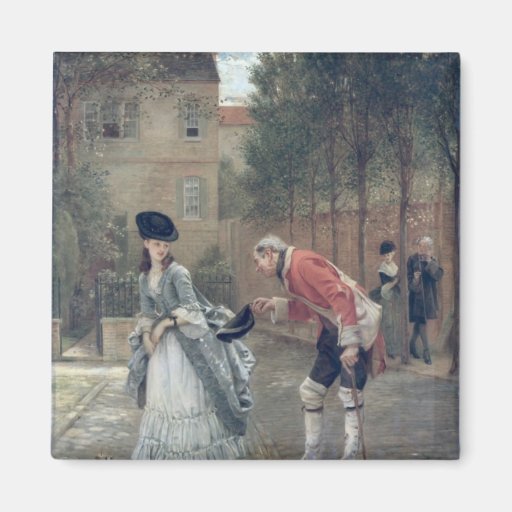 The Old Soldier, 1869 Fridge Magnets