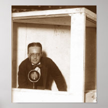 The Old Time Radio Booth Print