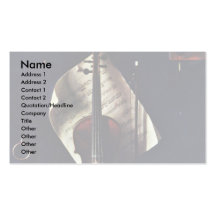 The Old Violin By Harnett William Michael Business Card