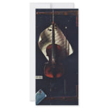 The Old Violin By Harnett William Michael rack cards