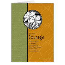 The Only Courage That Matters Greeting Cards