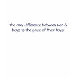 The only difference between men & boys t-shirts