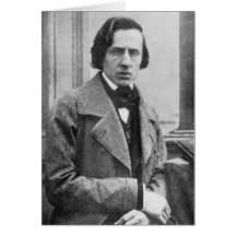 The Only Known Photograph of Frederic Chopin Greeting Card