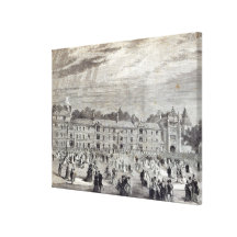 The Opening of Keble College, Oxford Stretched Canvas Print