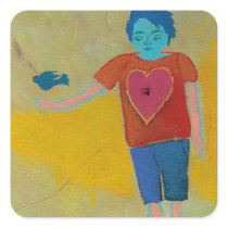 The Opening unique original modern folk art hope