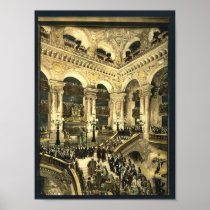 The Opera House, the inauguration of the opera, Pa Poster