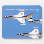 The optimism of an endless horizon and blue skies mousepad