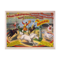 The Orfords - William & Ella Orford Circus Poster