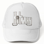 the Original hand drawn Hitman symbol white hat