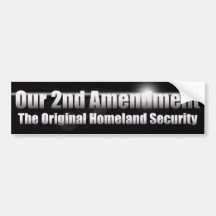 The Original Homeland Security Bumper Stickers