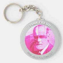 The Original "What Would Pink Freud Do?" Keychain