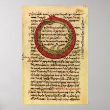 The Ouroboros Sherwood Taylor 'The alchemis' Poster
