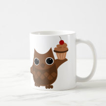 The Owl and the Cupcake Mugs
