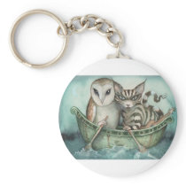 the owl and the pussy-cat keychains