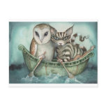 the owl and the pussy-cat postcards
