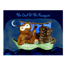 The Owl & The Pussycat Postcards