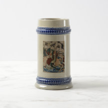 The Ox Figure of the Chinese Zodiac Wall Painting Coffee Mugs