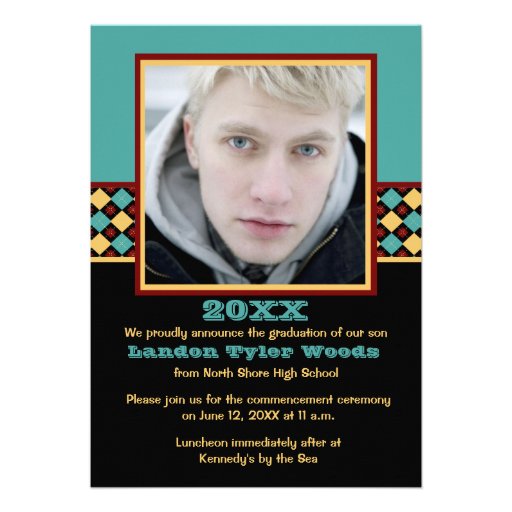 The Oxford Photo Graduation Invitation