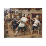 The Pagans killed the first Christians Post Card