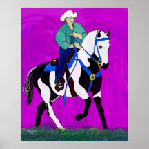 The Paint II-whimsical horse collection Print