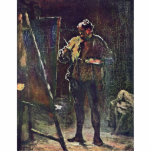 The Painter At The Easel By Daumier Honoré photo sculptures