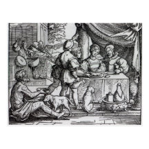 The Parable of Lazarus and Dives Post Card