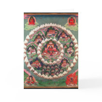 The Paradise of Shambhala, Tibetan Banner Greeting Cards
