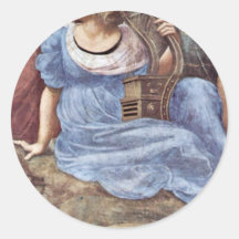 The Parnassus  By Raffael (Best Quality) Round Sticker
