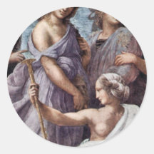 The Parnassus  By Raffael (Best Quality) Stickers